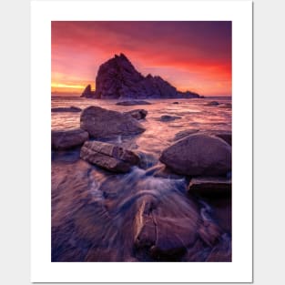 Sugarloaf Rock Sunset Posters and Art